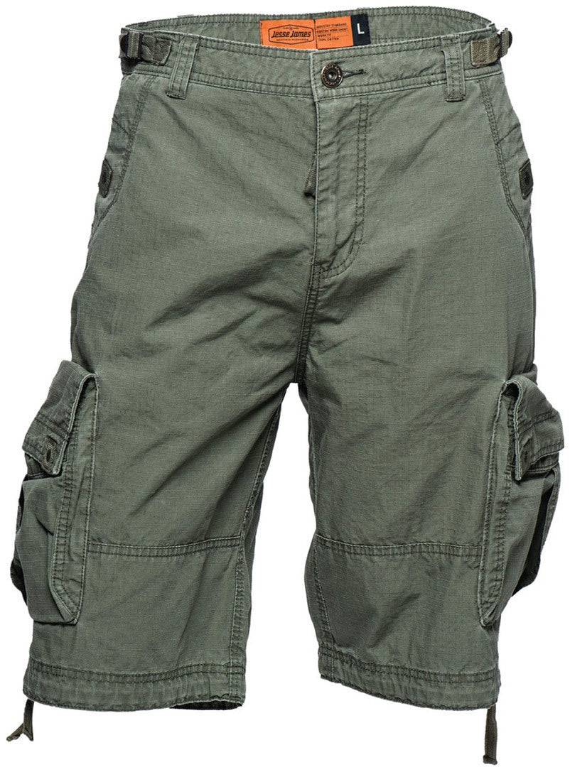 West Coast Choppers Caine Ripstop Shorts, Green