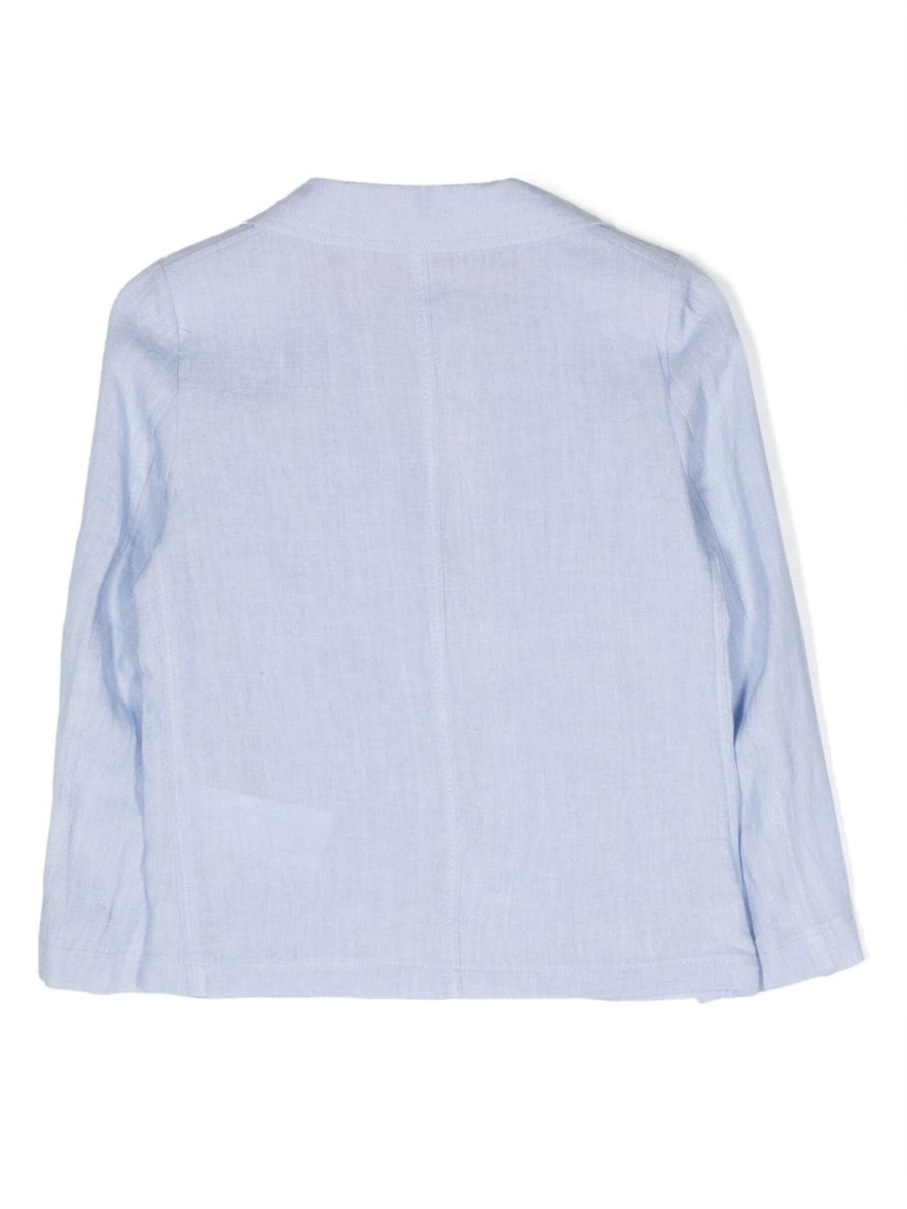 Miss Grant Linen Single Breasted Blazer, Blue