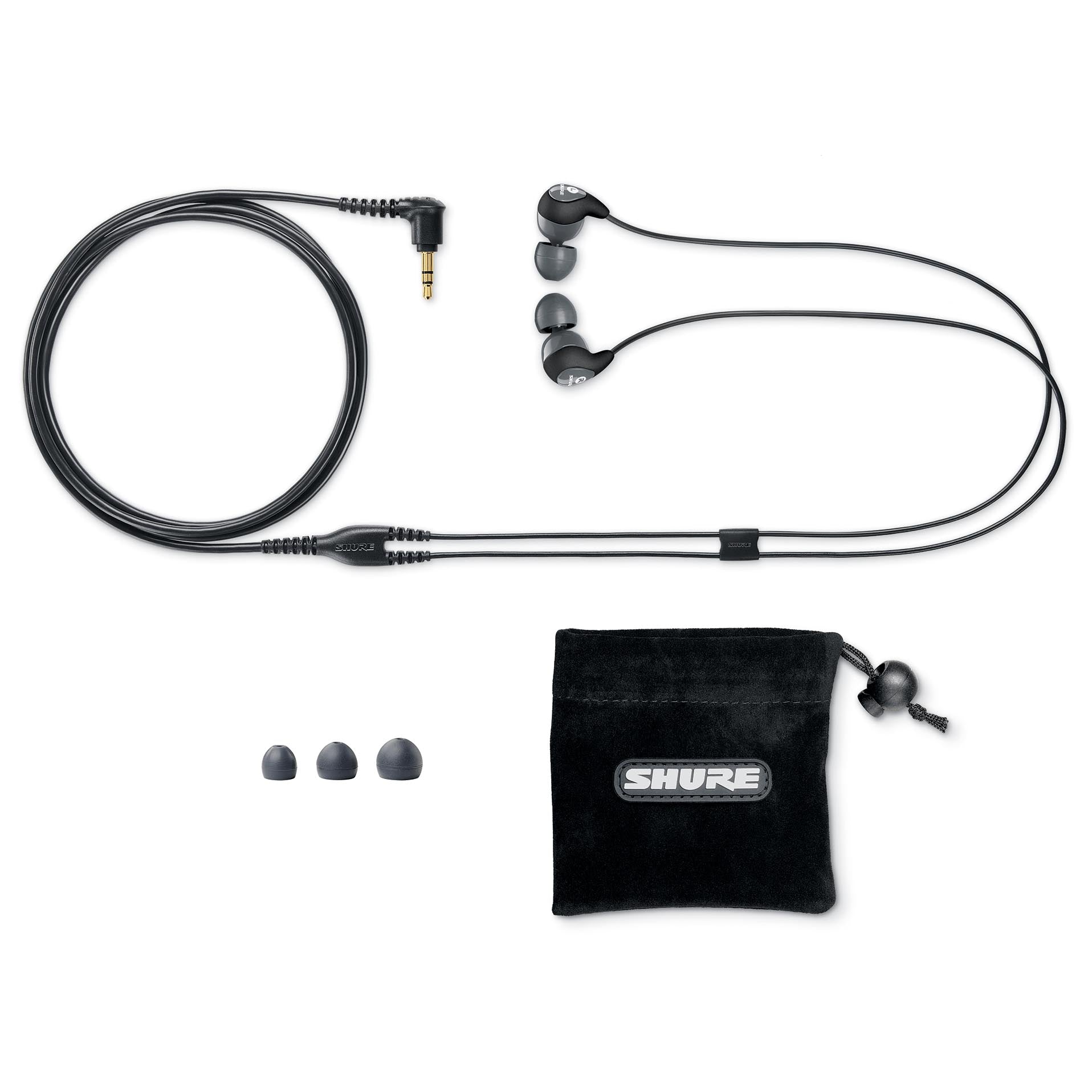 Shure SE112 In-Ear Headphones, Gray