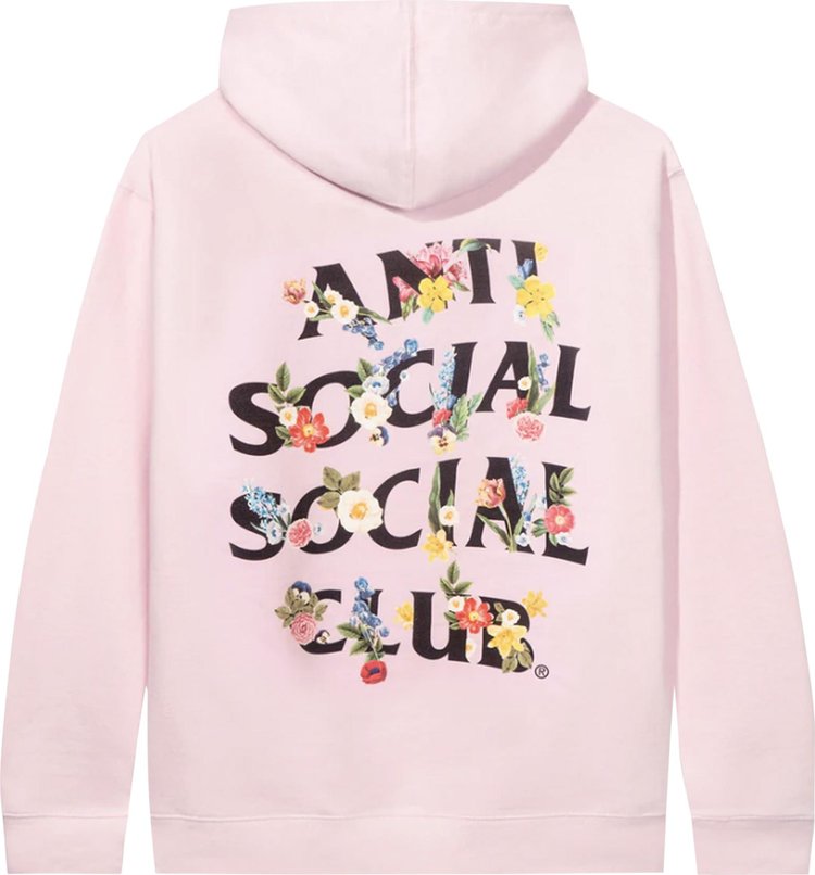 Anti Social Social Club Self Conclusion Hoodie 'Pink', pink