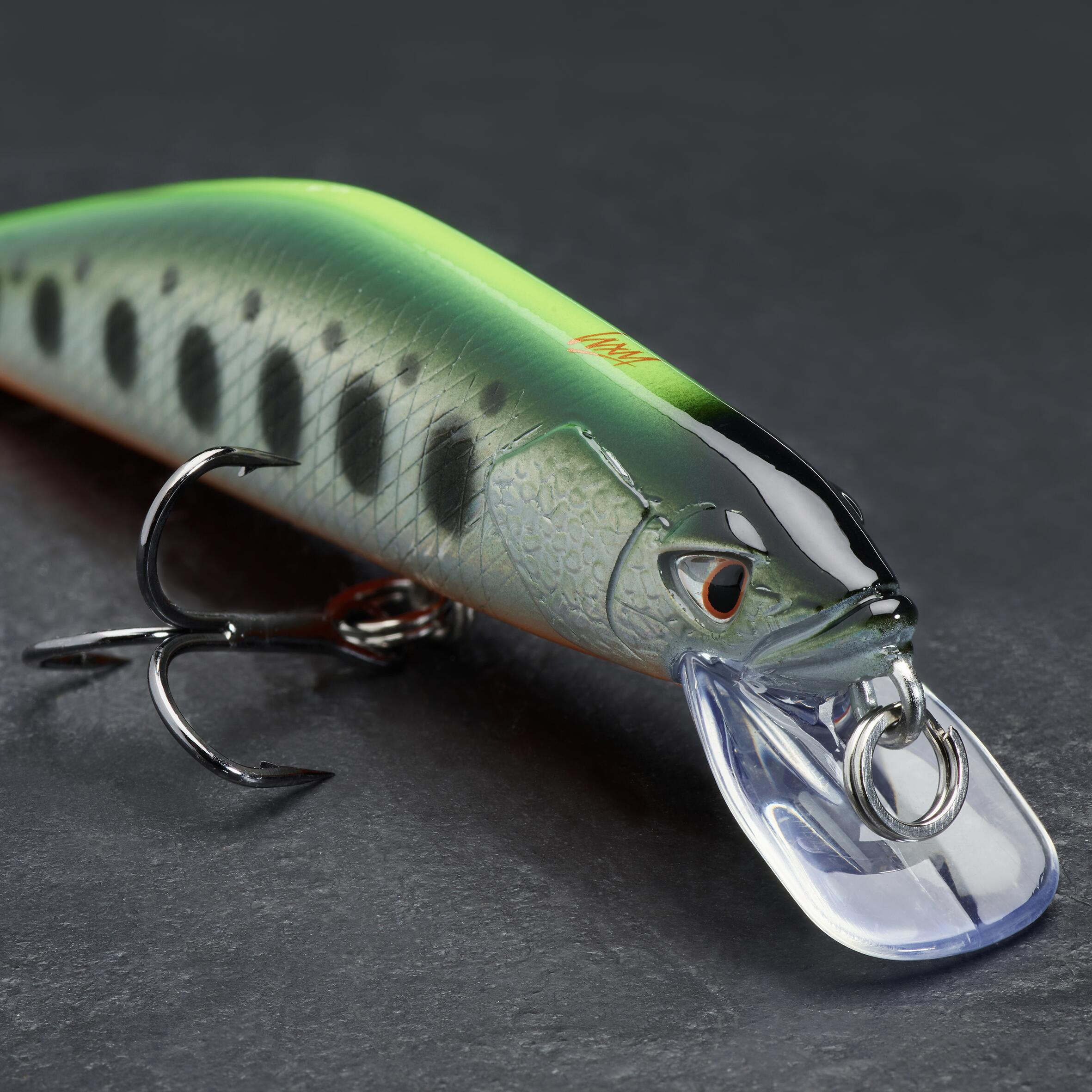 Wobbler for trout MINNOW WXM MNWFS 70 US Yamame neon CAPERLAN neon yellow/light grey/neon blood orange