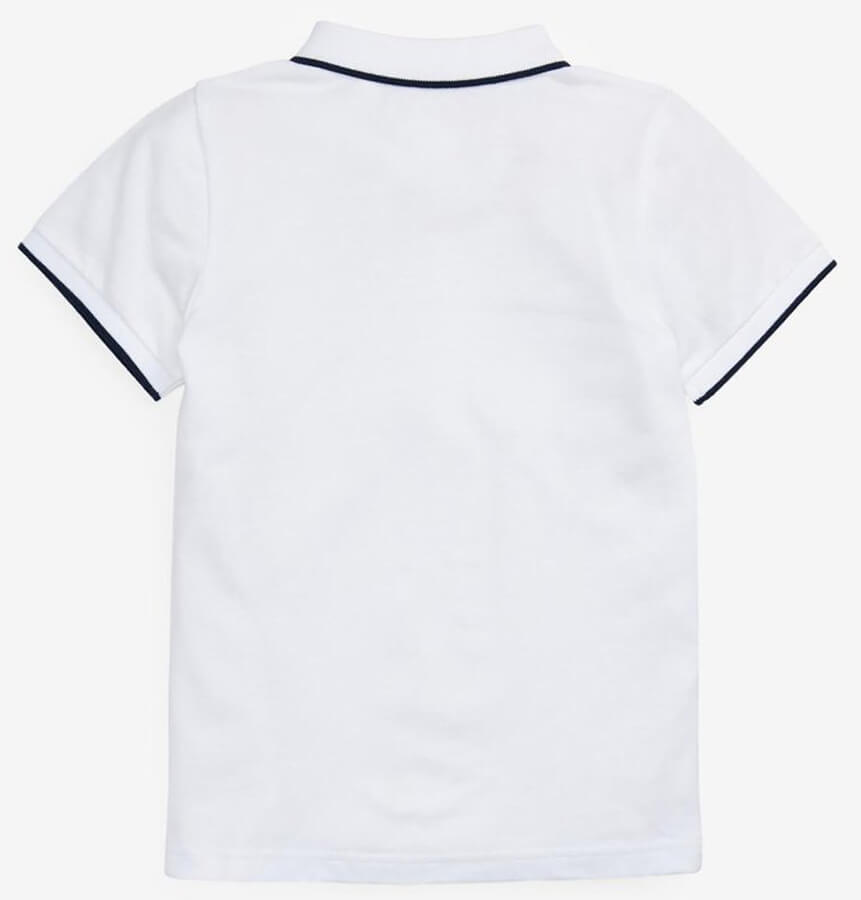 Next Short Sleeve Polo, white