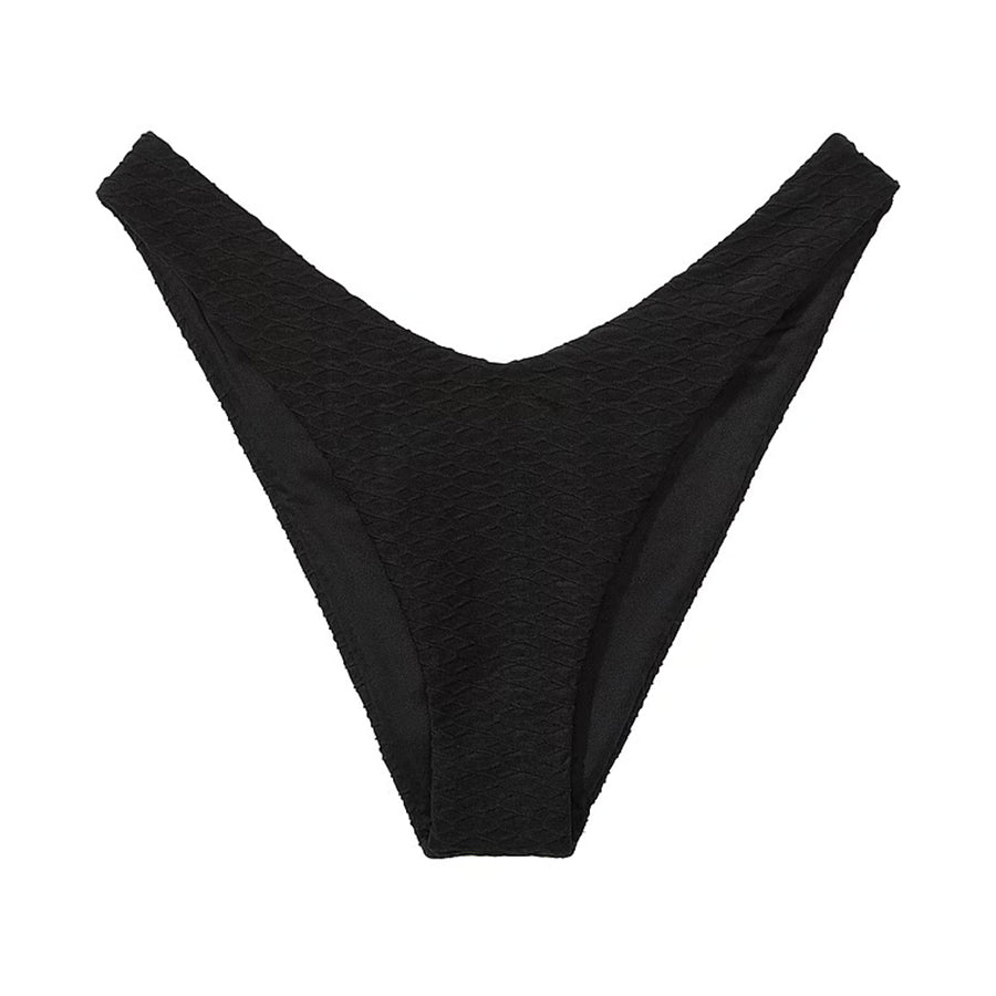 Victoria's Secret Swim Mix & Match Brazilian Fishnet Bikini Bottoms, Black