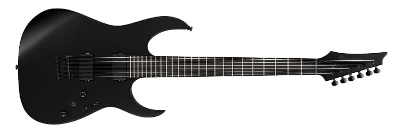 Ibanez Iron Label RGRTB621 Black Flat Electric Guitar Iron Label RGRTB621 Black Flat Electric Guitar