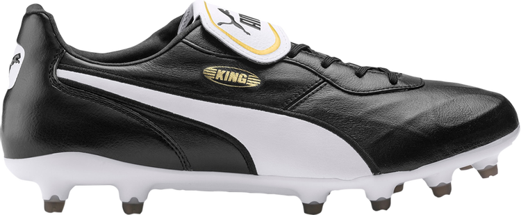 Puma King Top FG Black Boots, black