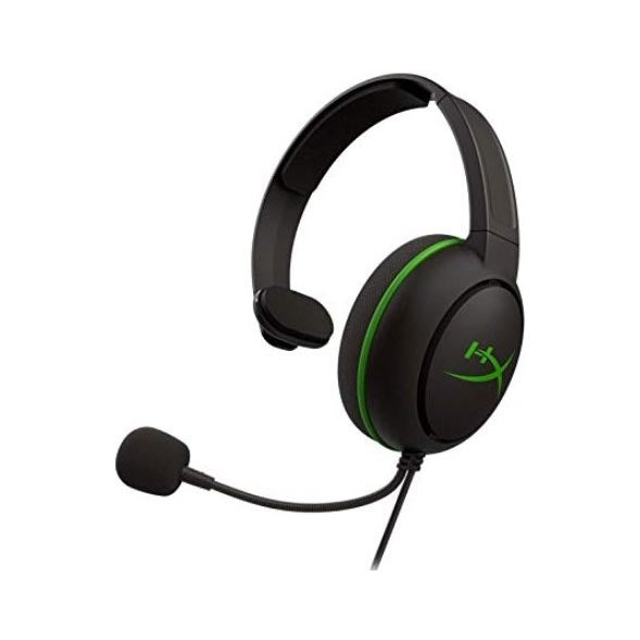 HYPERX Cloud Chat Wired Headset for Xbox Series/One, Black/Green HX-HSCCHX-BK/WW