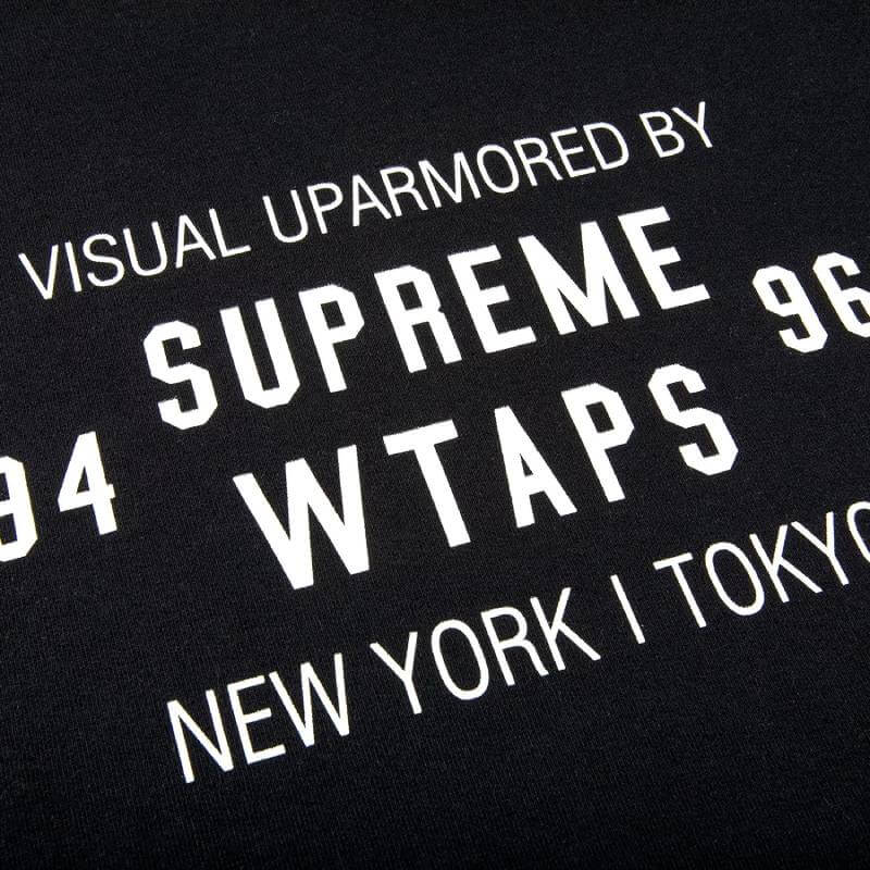 Supreme x WTAPS Crewneck Sweatshirt, black