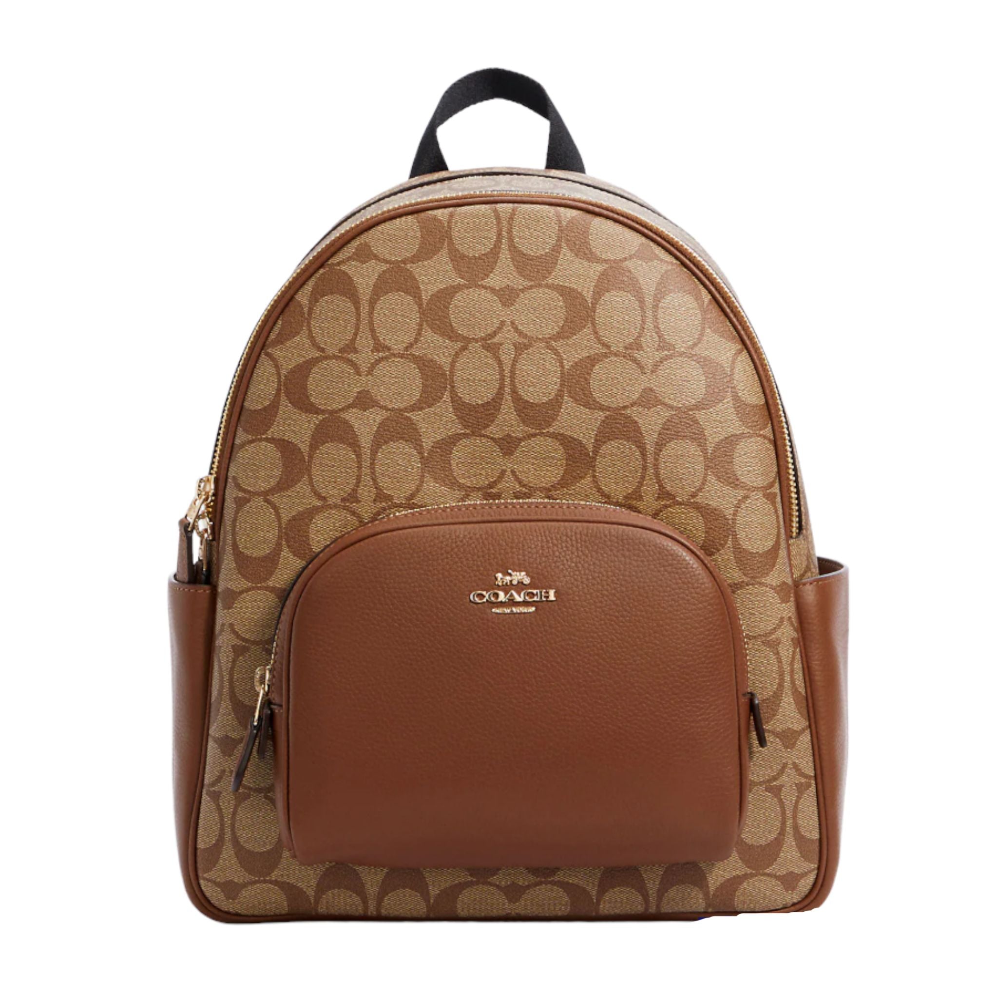 Backpack Coach Court In Signature Canvas, brown