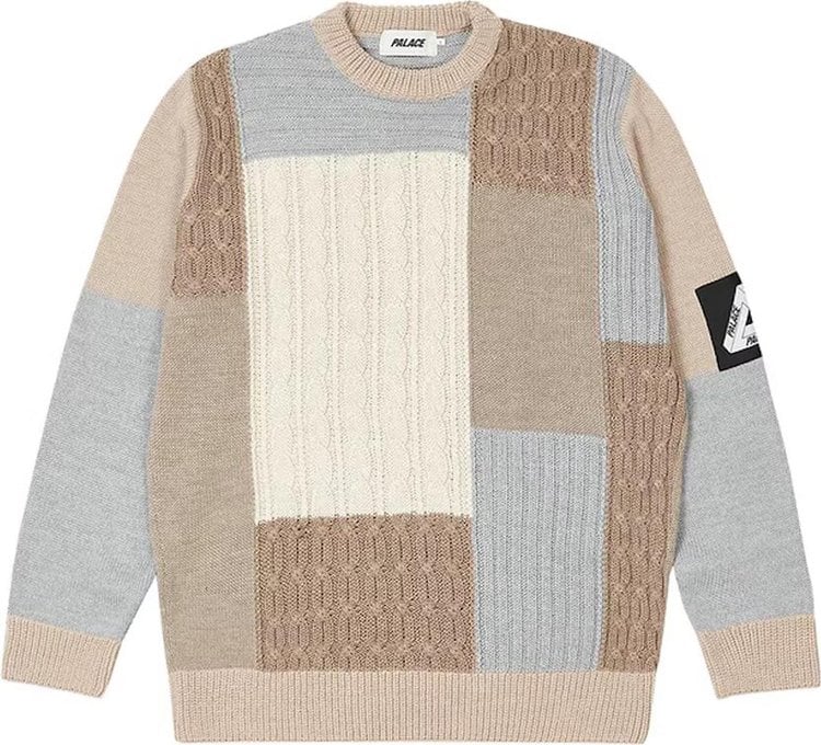 Palace Cable Patchwork Knit 'Multicolor' Jumper, multicolor