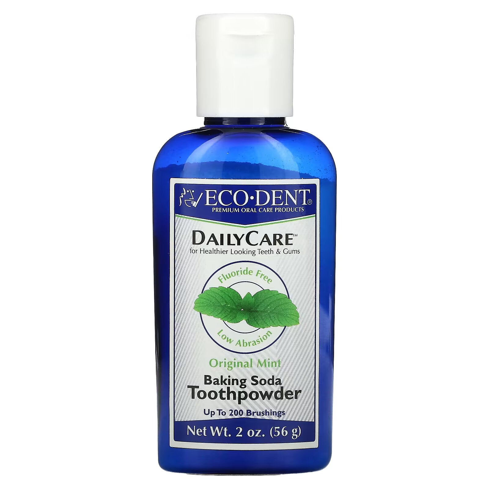 Eco-Dent, Daily Care, Baking Soda Tooth Powder, Original Mint, 2 oz (56 g)