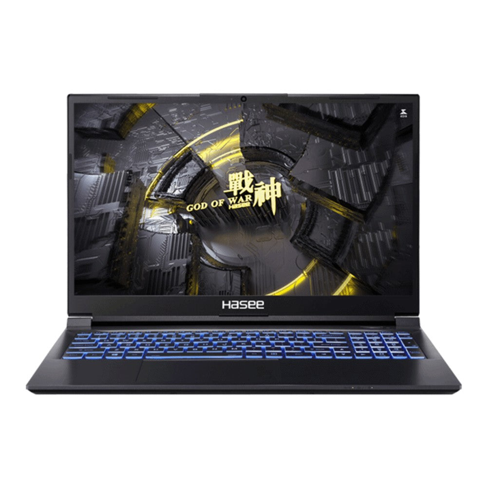 لابتوب HASEE Z8-CA5NB مقاس 15.6 بوصة FullHD 8GB/512GB i5-10200H RTX 3060، أسود، لوحة مفاتيح إنجليزية