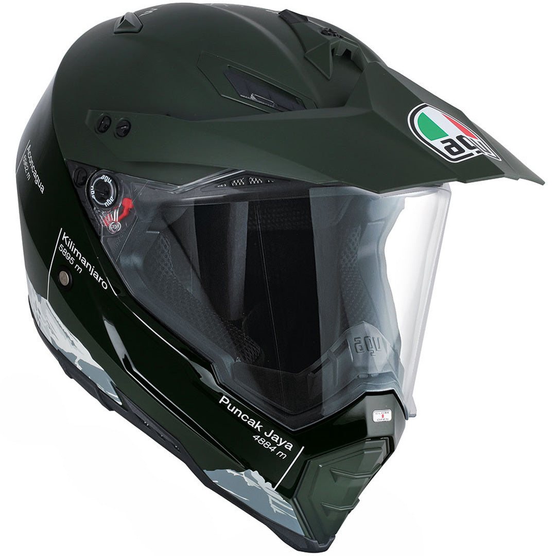 AGV AX-8 Dual Evo Wild Frontier Motocross helmet, green