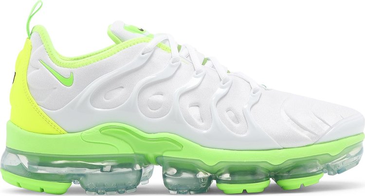 Nike Air VaporMax Plus 'Tennis Ball' Sneakers, White