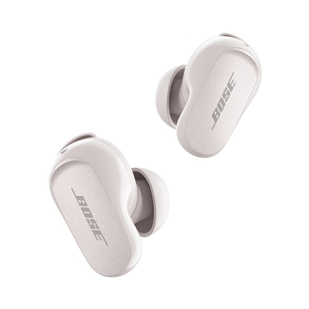 سماعات Bose QuietComfort Earbuds II اللاسلكية، باللون الأبيض