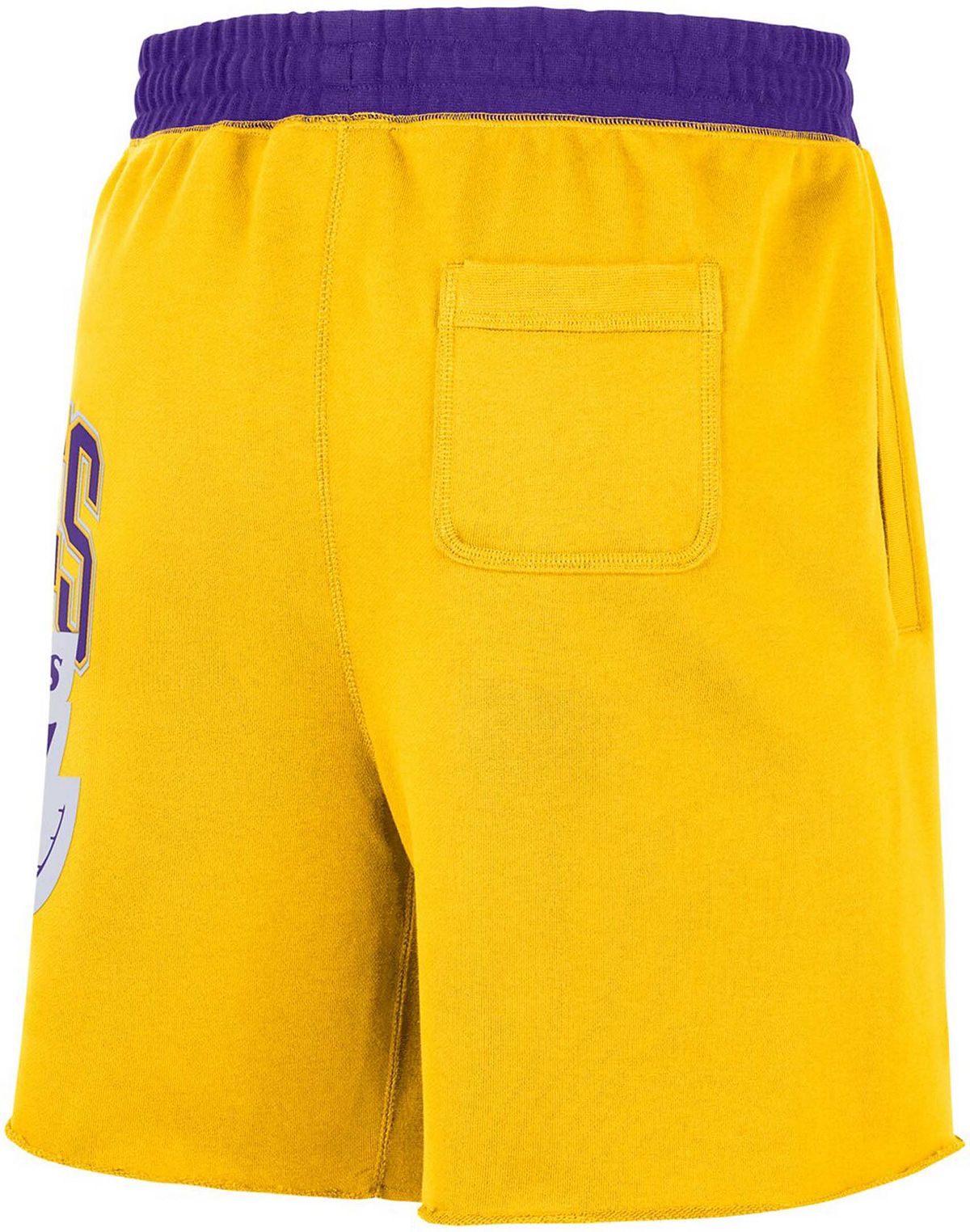 Men's Los Angeles Lakers 75th Anniversary Courtside Nike Fleece Shorts