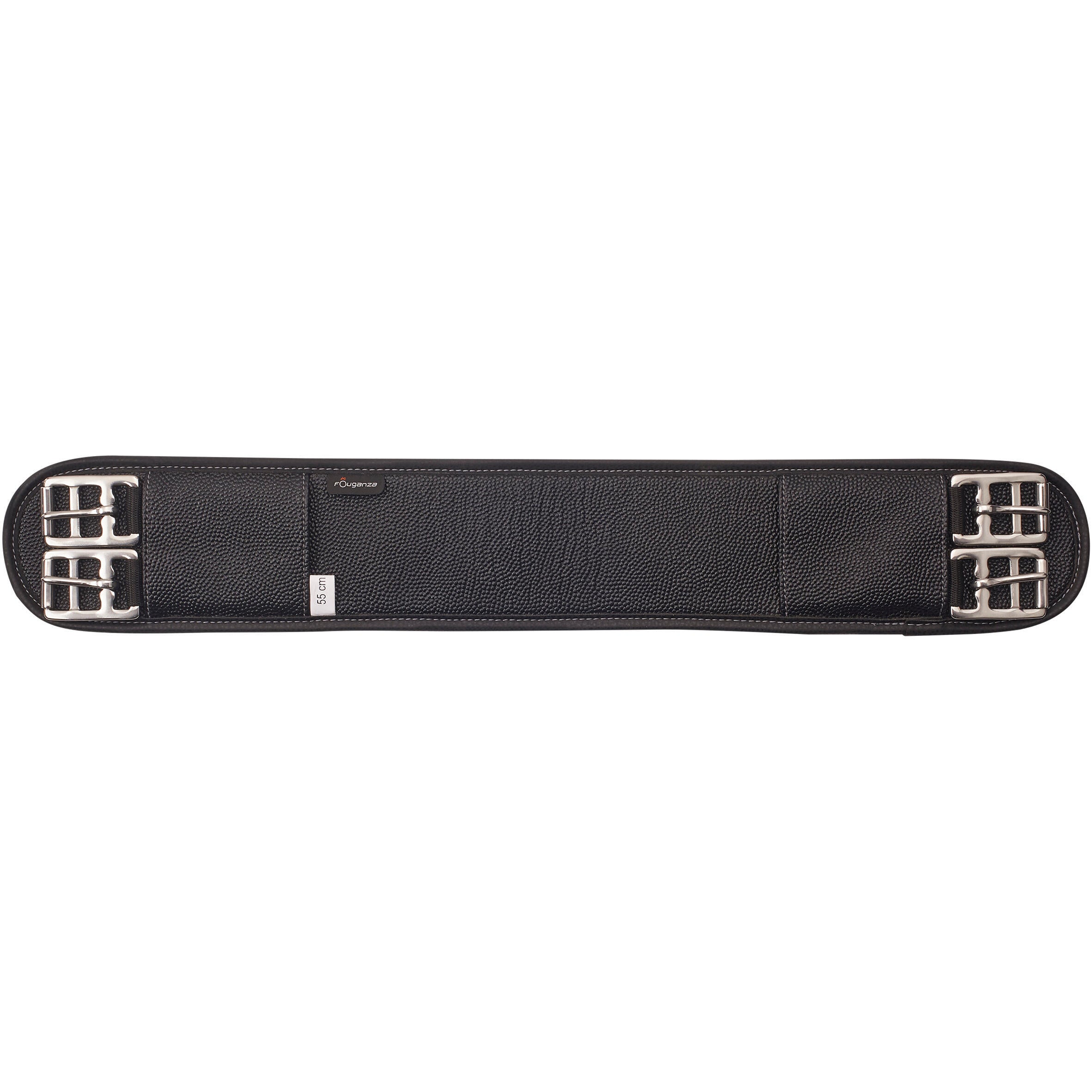 Fouganza girth for pony saddle, black