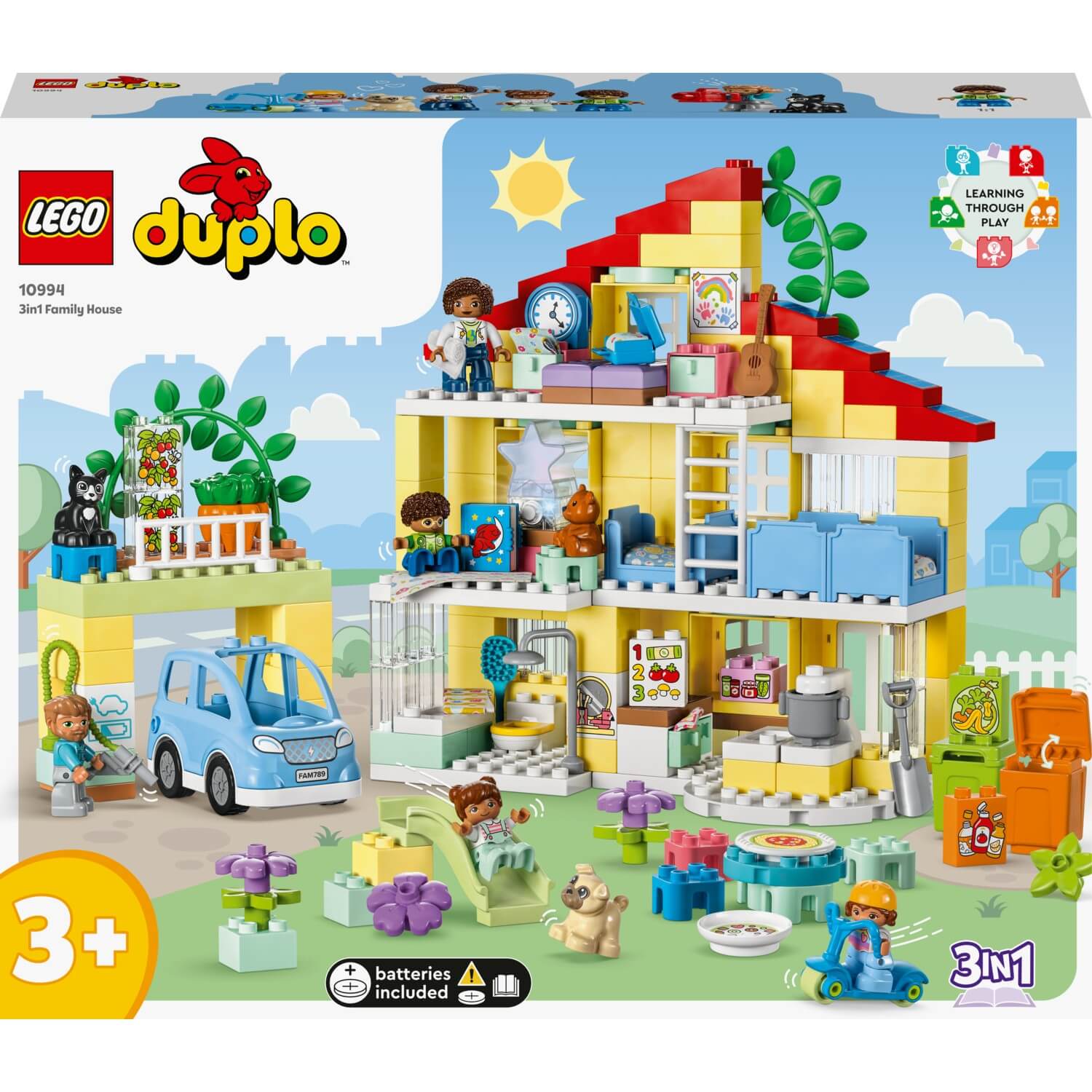 LEGO Duplo 3-in-1 Family House 10994, 218 pieces