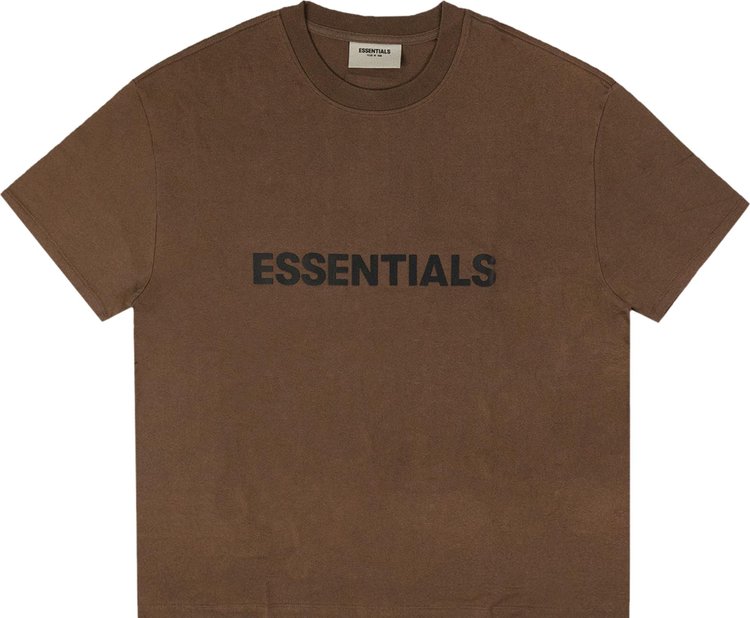 Fear of God Essentials x SSENSE T-Shirt 'Rain Drum', Brown