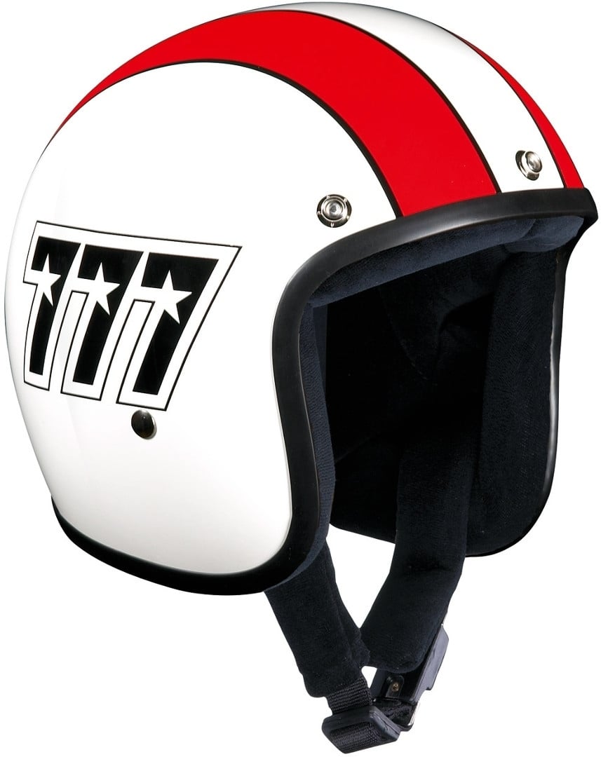 Bandit Jet 777 helmet, white/orange/black