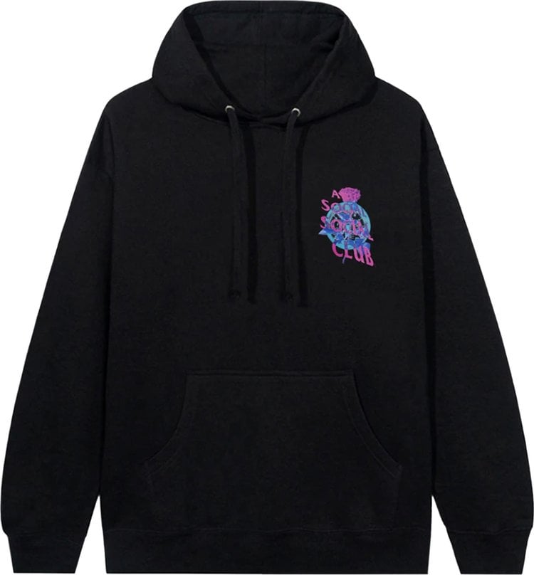 Anti Social Social Club Out Of Time Hoodie 'Black'