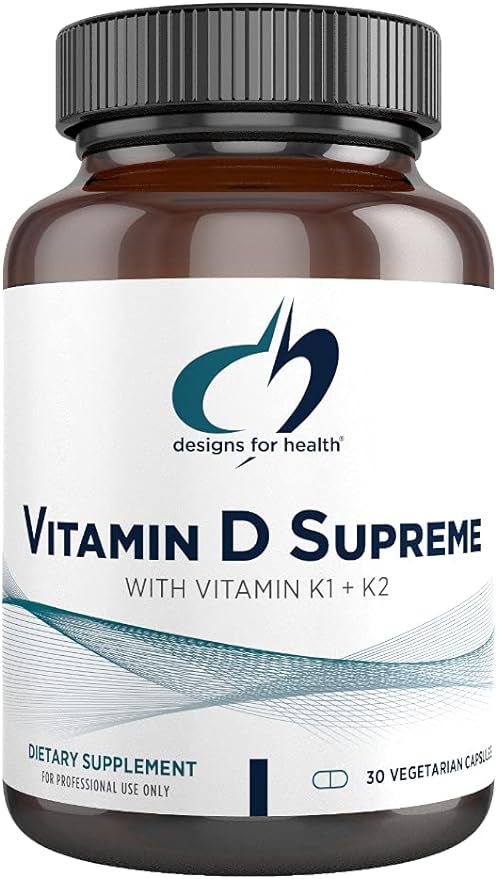 Vitamin D Supreme - Vitamin D 5000 IU with 2000 mcg Vitamin K, 30 capsules