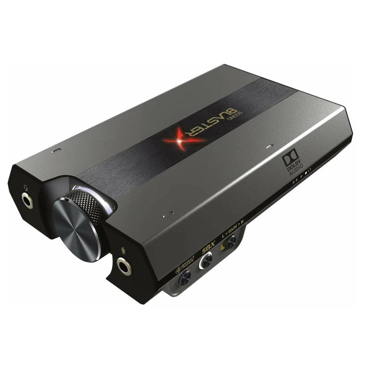 External sound card Creative Sound BlasterX G6 Hi-Res 130dB 32bit/384kHz Gaming DAC, black