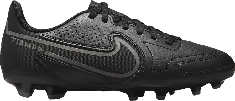 Nike Tiempo Legend 9 Club MG GS 'Black Iron Grey' Boots, black