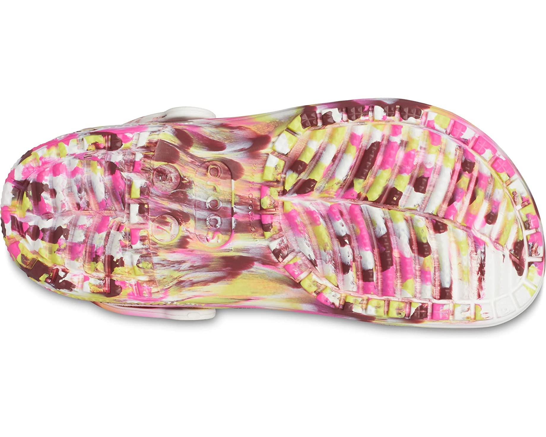 Classic Translucent Clog Crocs Clogs, Fuchsia Fun