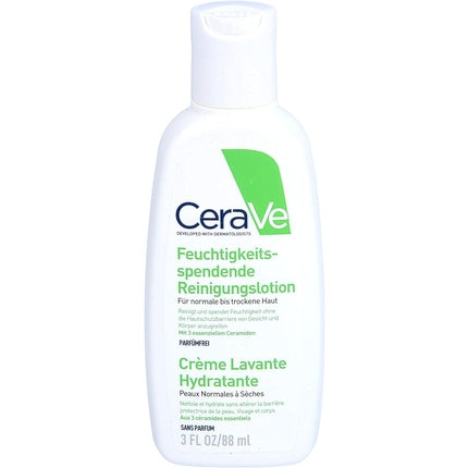 Moisturizing cleansing lotion for normal to dry skin 88ml, Cerave