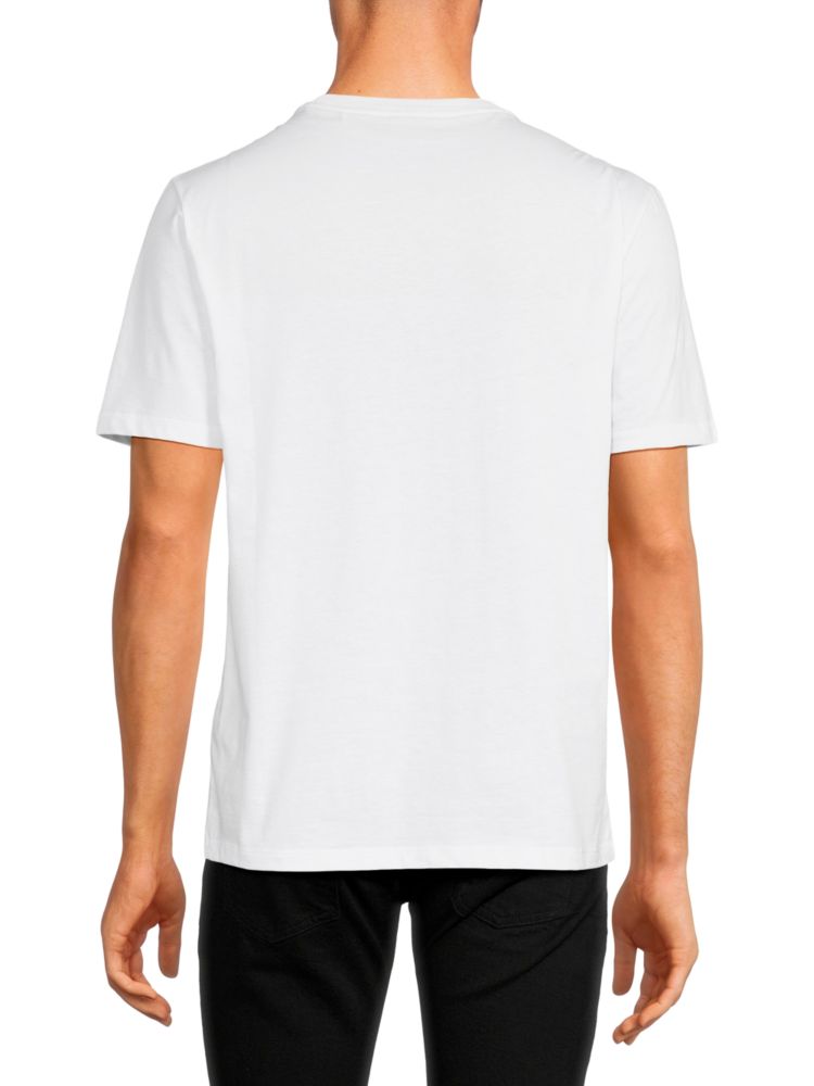 T-shirt with Doform logo and Hugo graphic, white