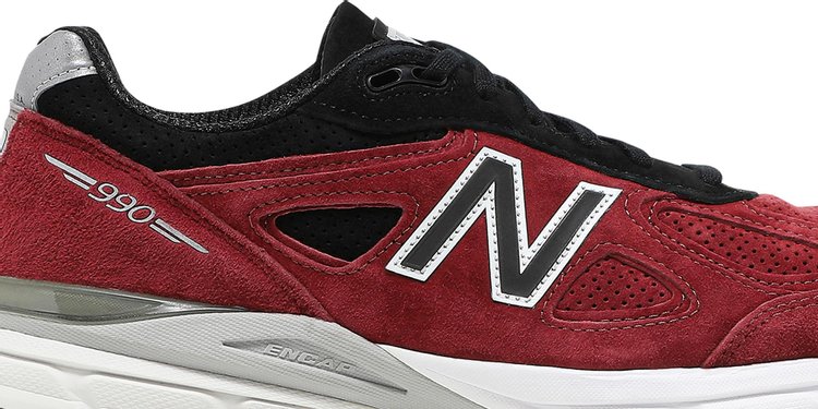 حذاء رياضي New Balance 990v4 صنع في الولايات المتحدة الأمريكية بإصدار محدود باللون الأحمر