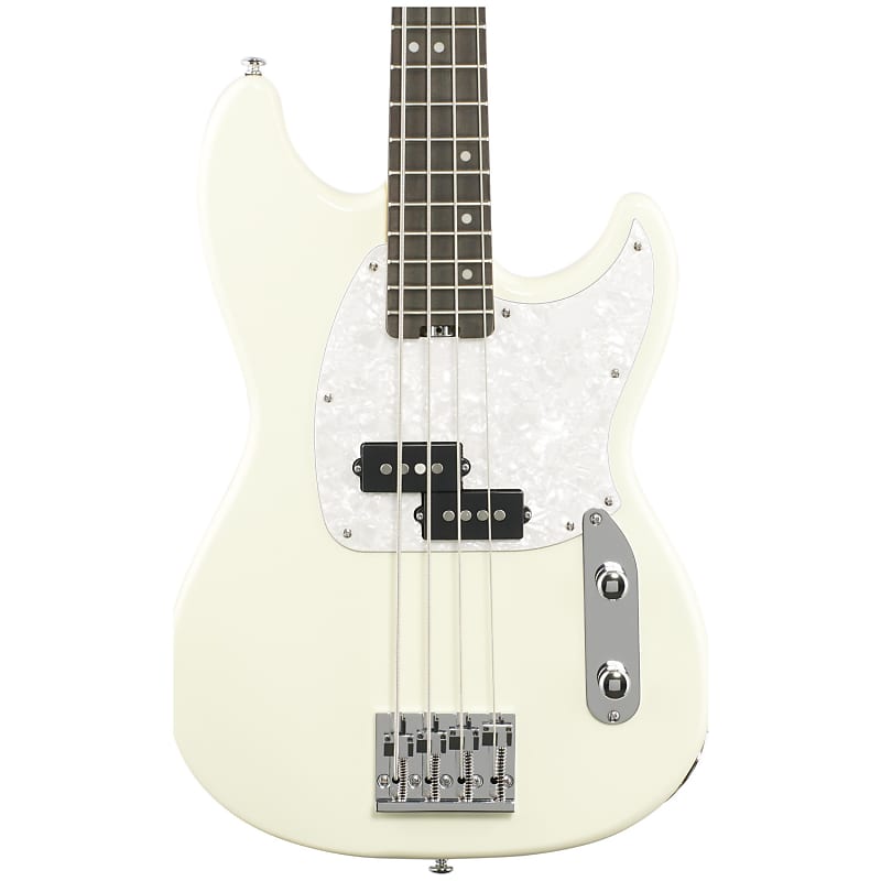 Schecter Banshee 4-String Short Scale Bass, Olympic White 1442