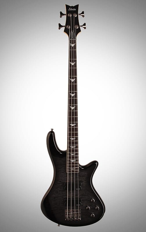 Bass guitar Schecter Stiletto Extreme-4, See Thru Black