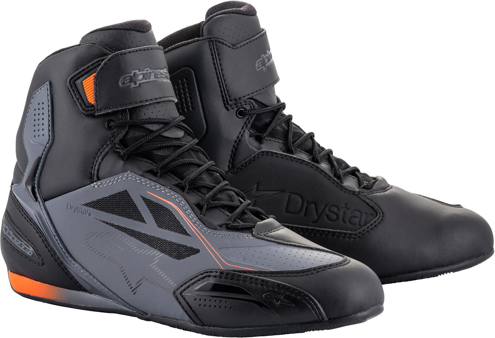 حذاء دراجات نارية Alpinestars Faster-3 DryStar، أسود-رمادي