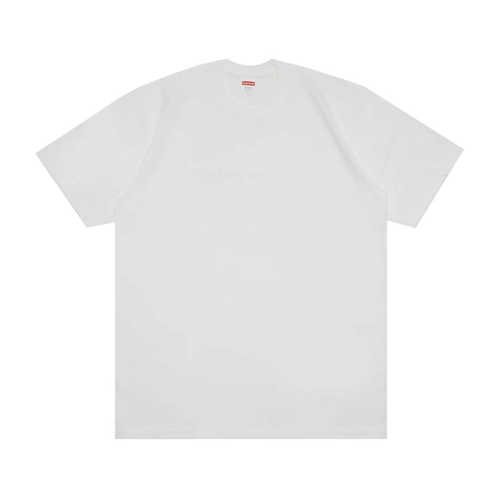 تي شيرت Supreme Tonal Box Logo، أبيض