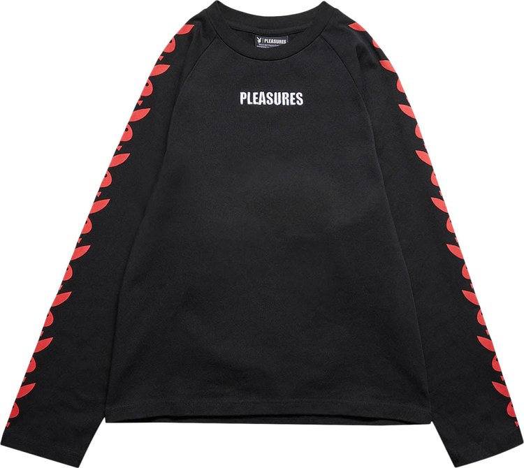 Pleasures PB Raglan Long-Sleeve 'Black', black