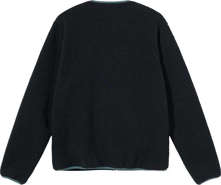 Stussy Polar Fleece Cardigan 'Black', black