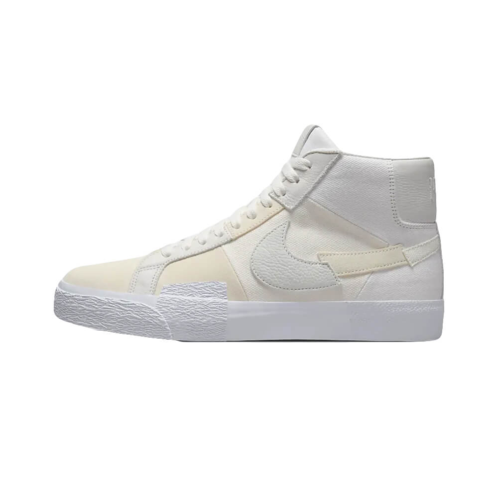 حذاء تزلج Nike SB Zoom Blazer Mid Premium باللون الأبيض/الكريمي