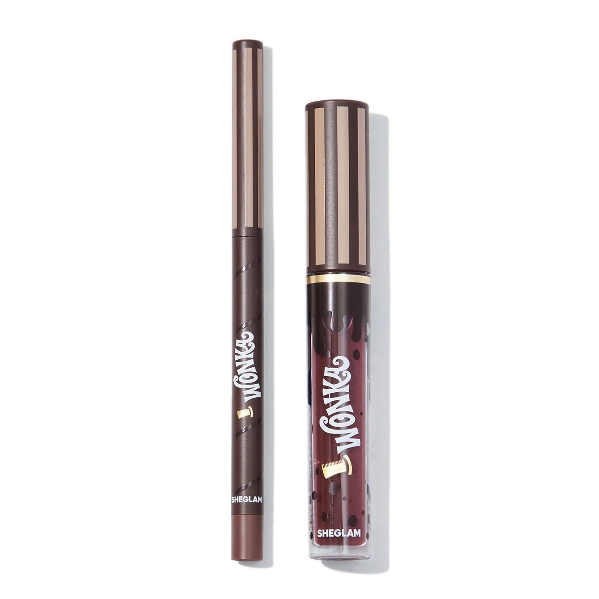 Sheglam x Willy Wonka Cocoa Kiss Lip Duo - Hot Fudge 2 Piece Set