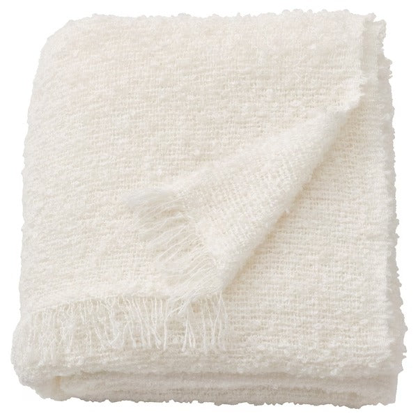 Blanket IKEA Sandbrodd, 130x170 cm, white