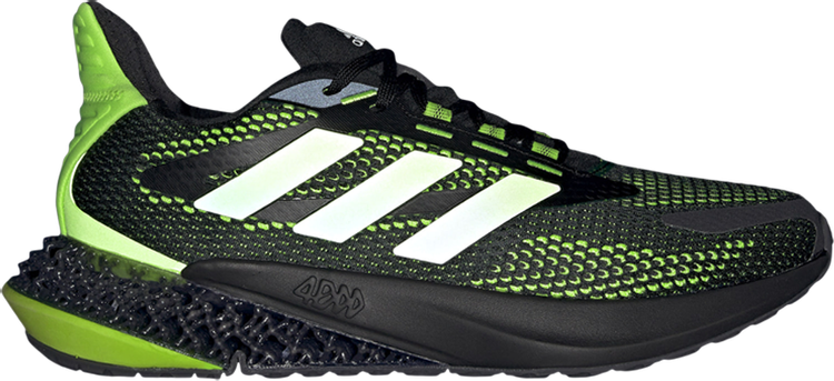 Adidas 4DFWD Pulse 'Black Signal Green' sneakers, black