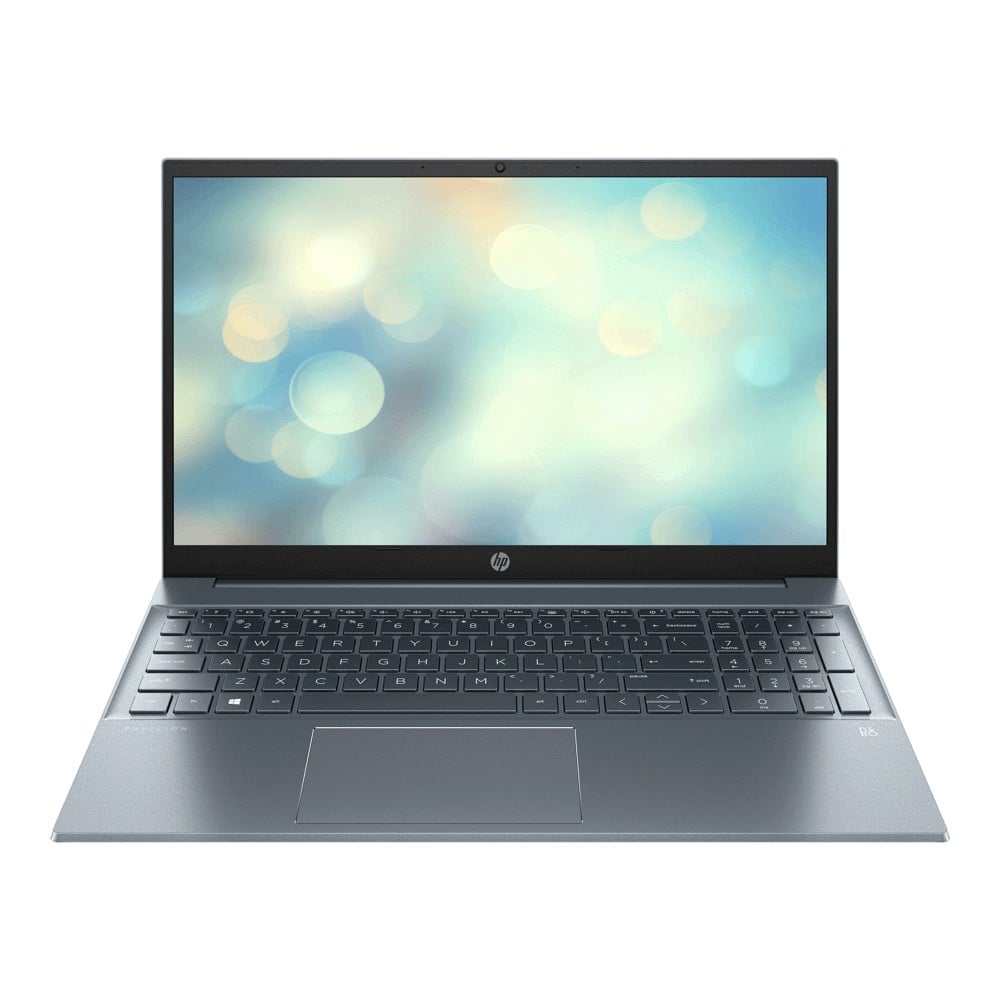 لابتوب HP Pavilion 15-eh1070wm 15.6" FullHD 8GB/512GB، أزرق، لوحة مفاتيح إنجليزية