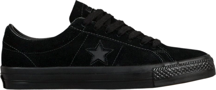 حذاء رياضي Converse One Star Low Triple Black، أسود