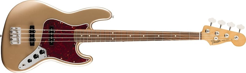 Fender Vintera '60s Jazz Bass with Pau Ferro Pickguard - Firemist Gold