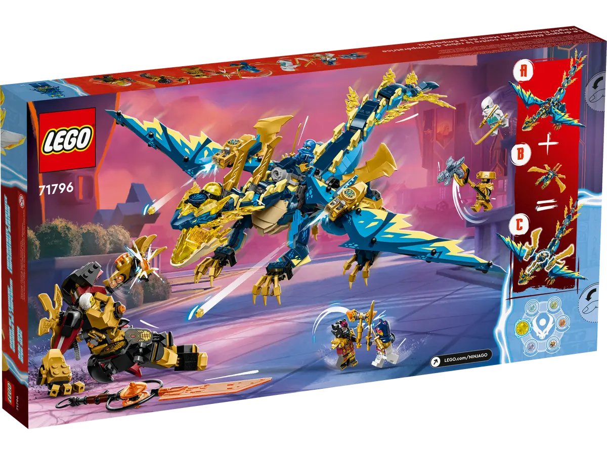 Lego Ninjago Elemental Dragon vs. The Empress Mech 71796, 1038 parts