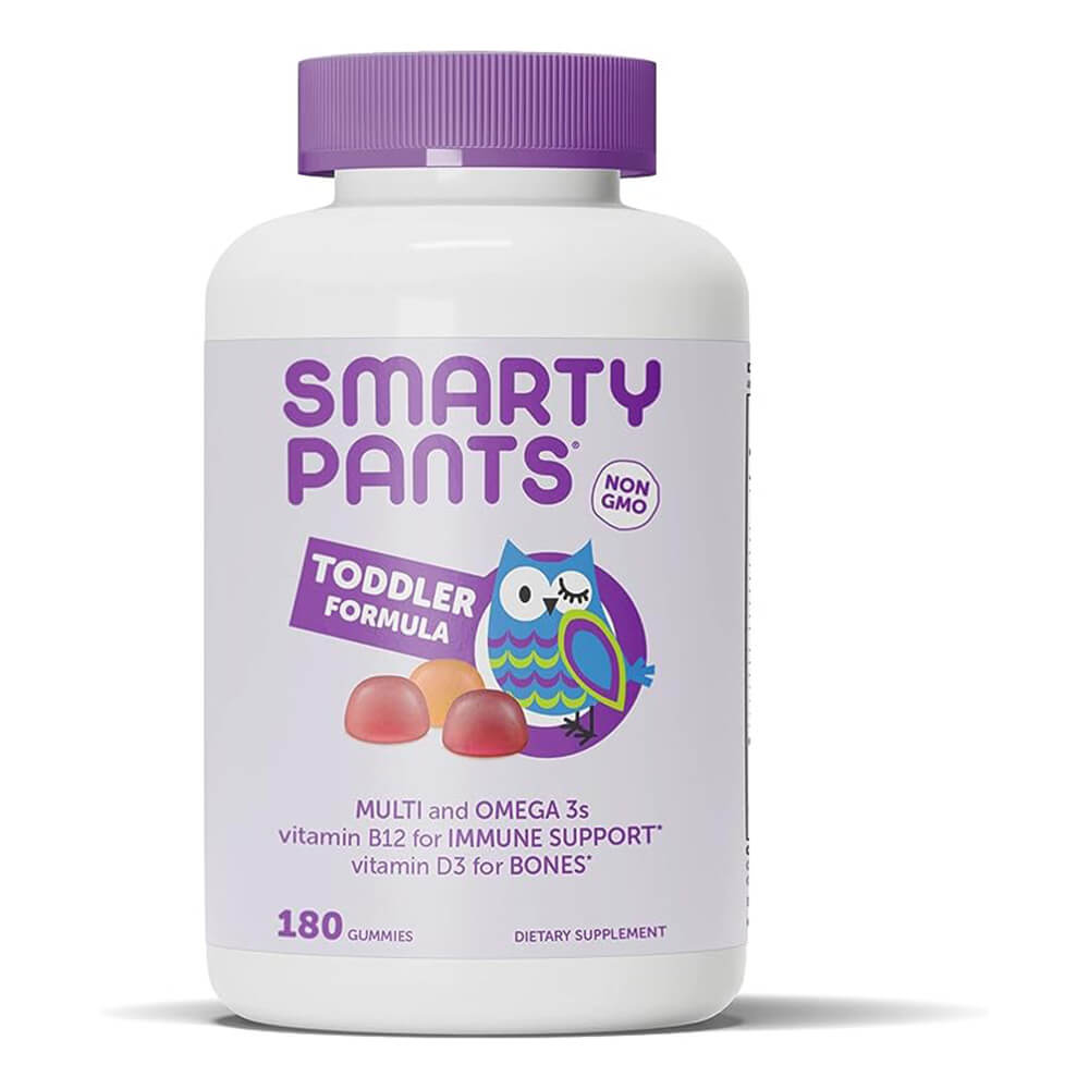 SmartyPants Organic Toddler Multi & Probiotics, 180 Chewable Tablets