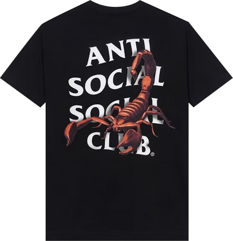 Anti Social Social Club Moodsting Tee 'Black', black