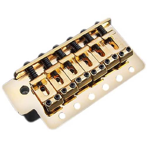 Fender Vintage-Style Standard Series Stratocaster Guitar Bridge (pre '06), gold 59561000