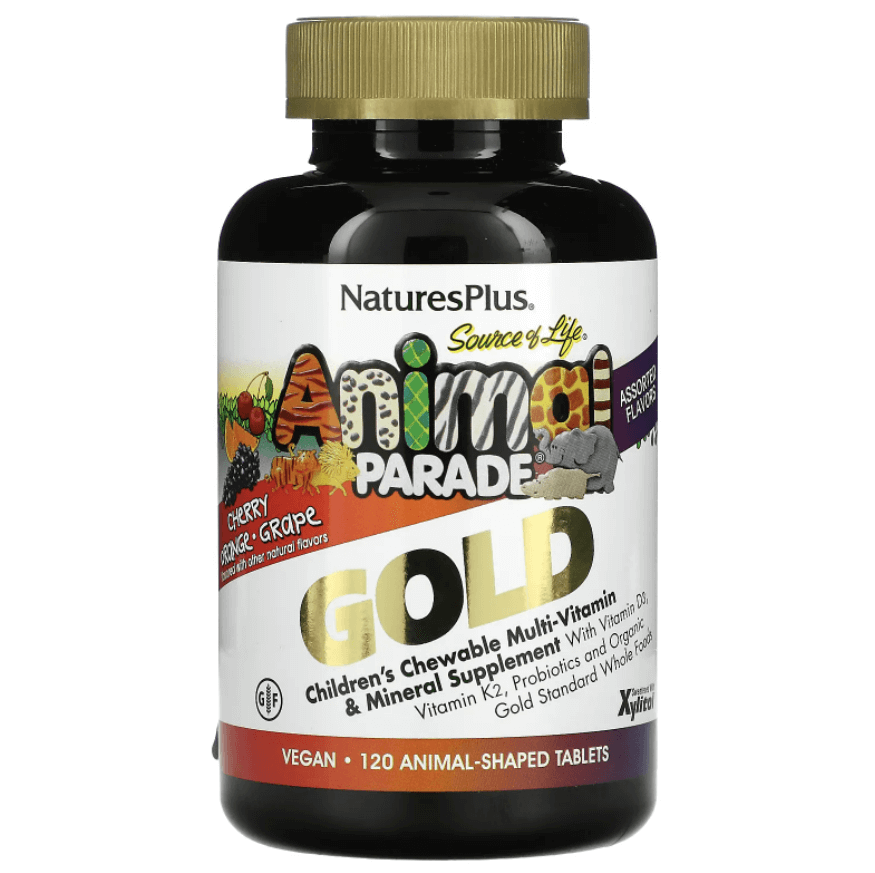 NaturesPlus Animal Parade Gold Children's Multivitamin, 120 Gummies