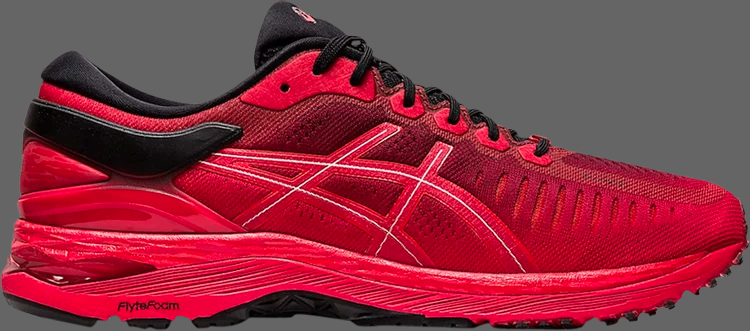 حذاء رياضي Metarun 'classic red' من Asics باللون الأحمر